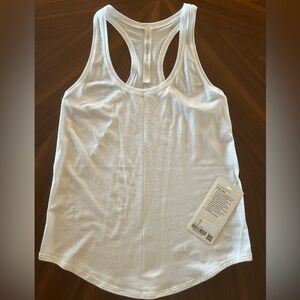 Lululemon Racerback Tank-White-NWT